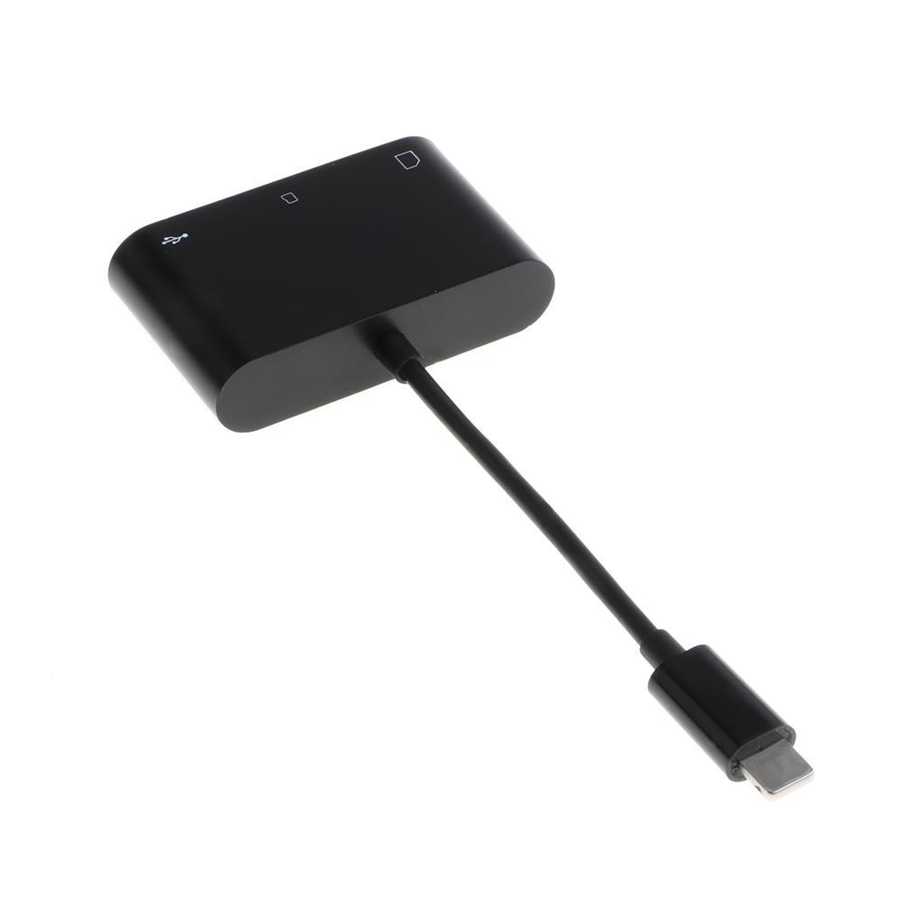3 in 1 USB 3.0 Micro  Card TF Camera Card Reader for