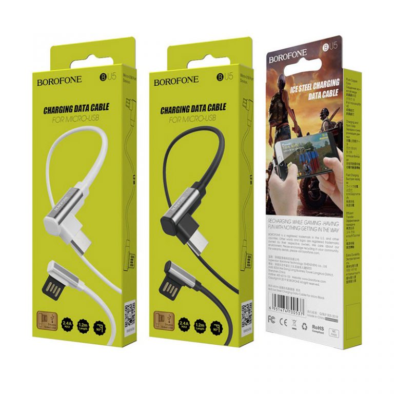 Dây Cáp Sạc BOROFONE BU5 Cổng Micro 1,2m - Hàng Chính Hãng