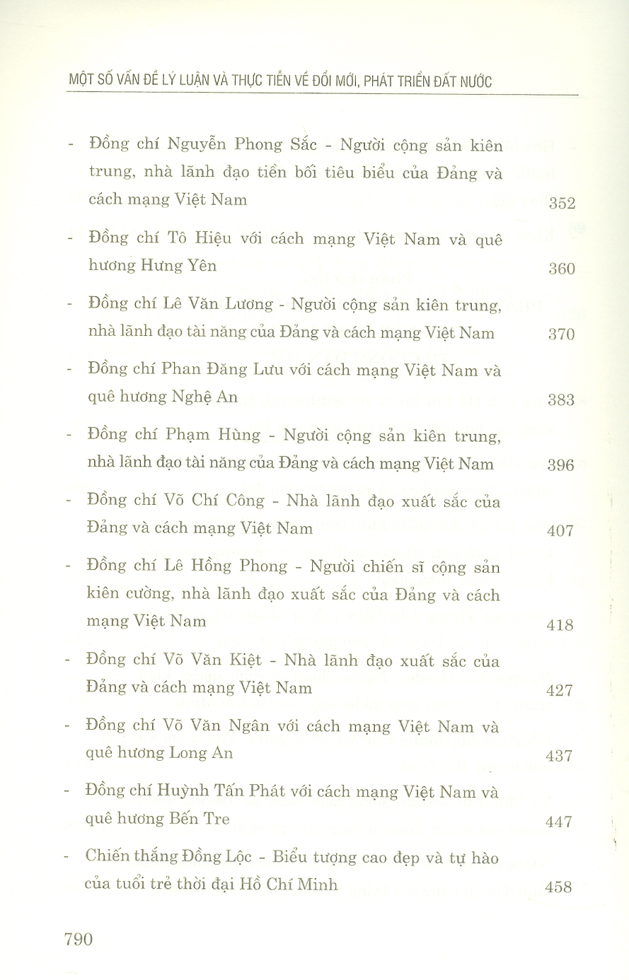 Một số vấn đề lý luận và thực tiễn về đổi mới phát triển đất nước (bản in 2023)