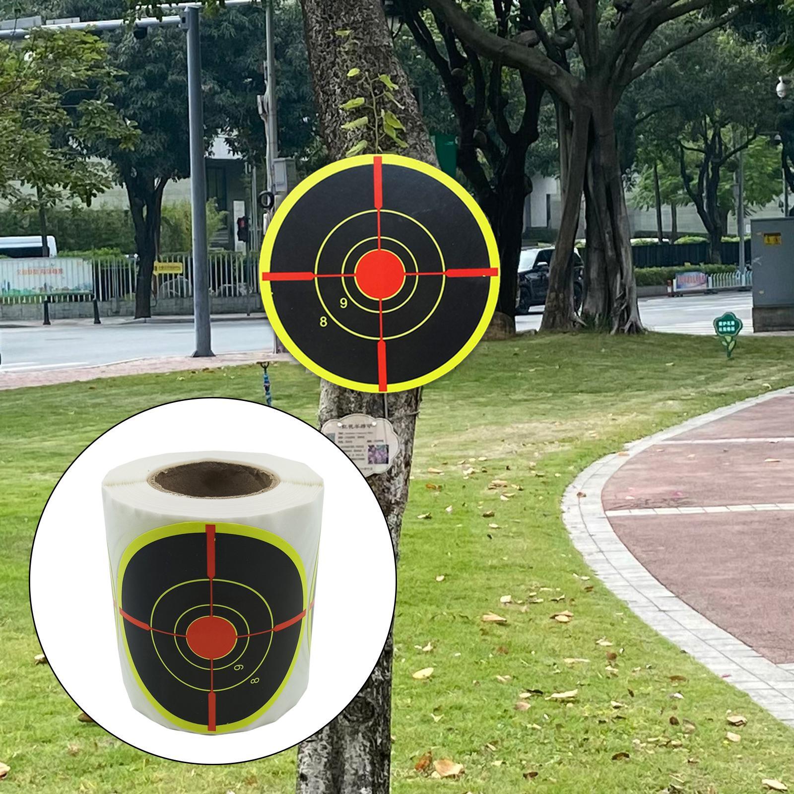 200 Pieces Adhesive Shooting Targets Reactive Splatter - Target Dots - for BB Gun