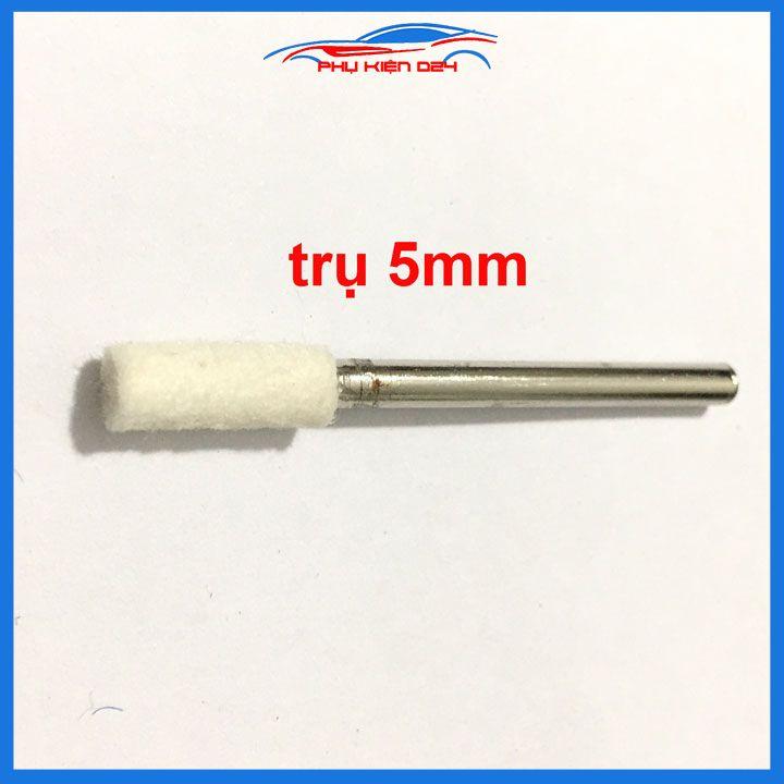 Đầu len trục 3mm đánh bóng kim loại, trang sức, viền điện thoại đầu trụ tròn nón