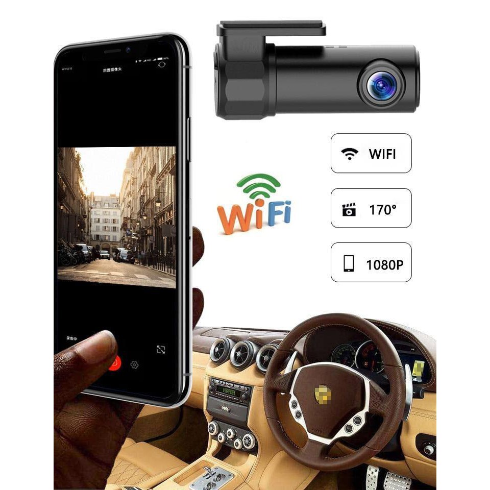 Camera Hành Trình Wifi 1080p Full HD Dành Cho Ô Tô Cao Cấp FC106T