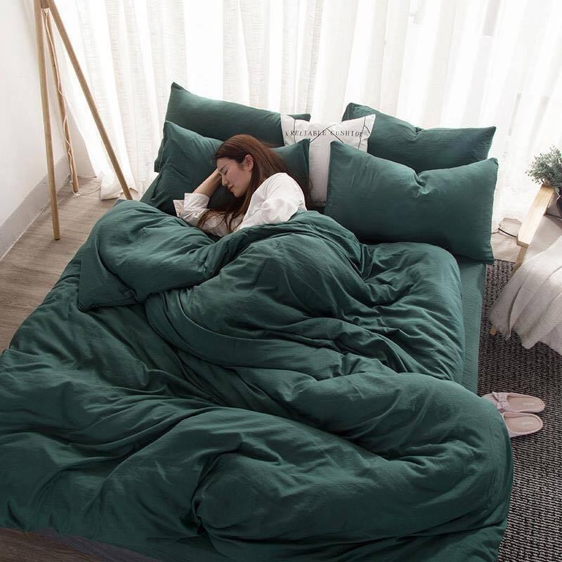 Bộ Chăn Ga Gối Đũi Nhập Khẩu Ga Hàn Quốc
