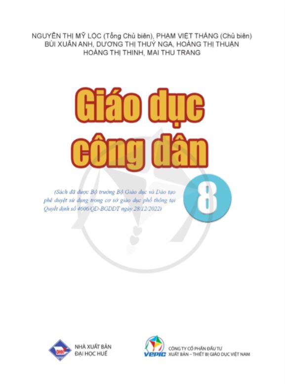 Sách Giáo Dục Công Dân Lớp 8 - Bộ Cánh Diều