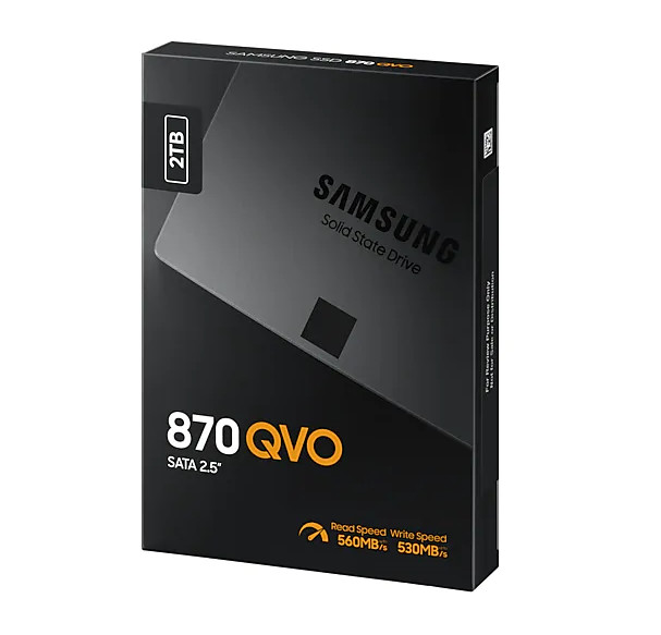 Ổ Cứng SSD Samsung 870 QVO 2TB 2.5 inch SATA3 MZ-77Q2T0BW - Hàng Chính Hãng
