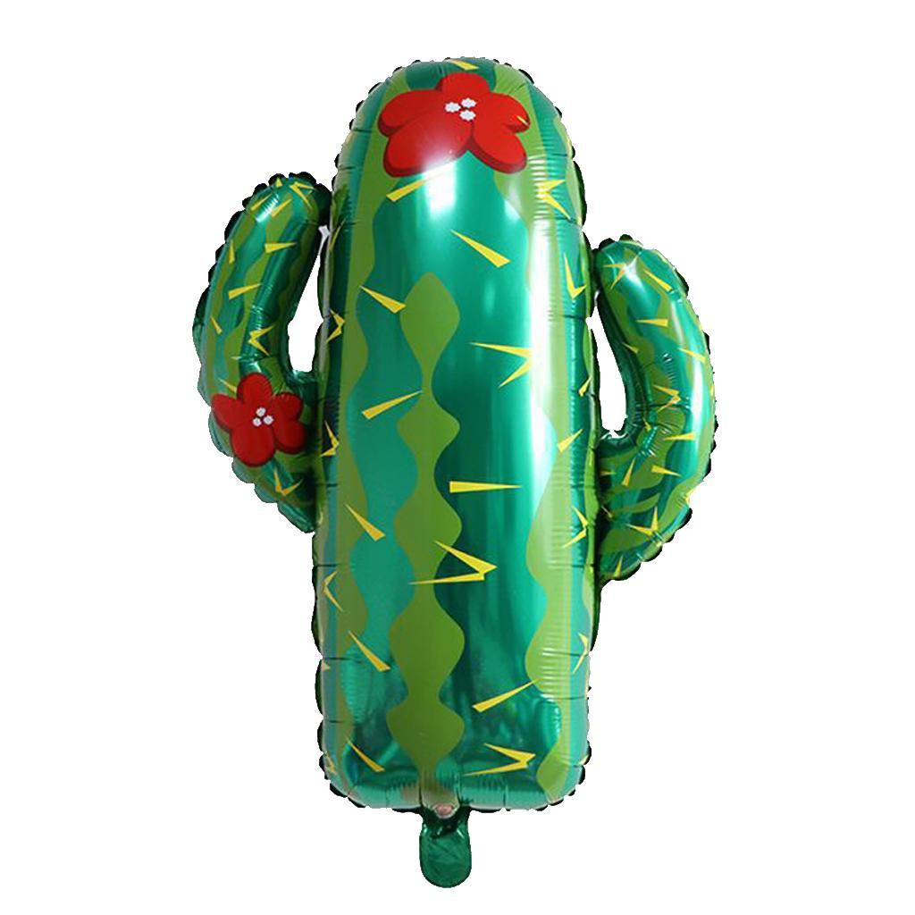 6X 5 Pieces Cactus Aluminium Foil Balloon Baby Shower Kid Birthday Party Decor