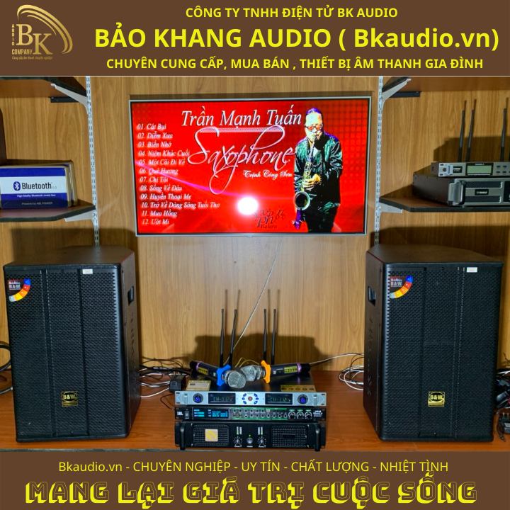 Dàn nghe nhạc và karaoke gia đình . Mang lại sự thăng hoa trong quá trình thưởng thức âm nhạc của quý khách. Mã SP : SPCB-02