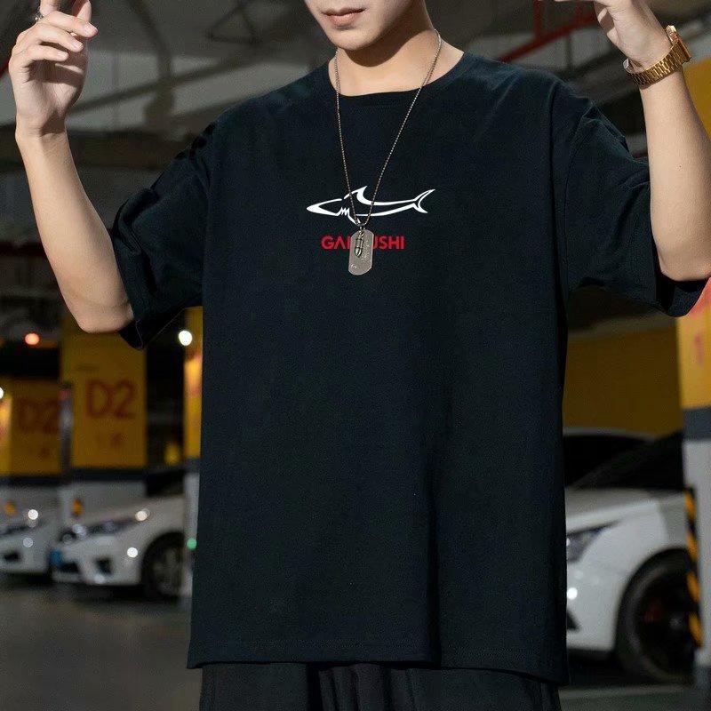 Áo Thun Tay Ngắn Dáng Rộng In Họa Tiết Hoạt Hình Thời Trang Cho Nam