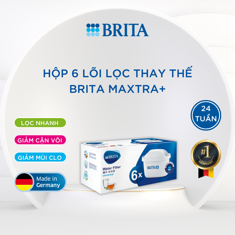 Hộp 6 Lõi Lọc Nước BRITA Maxtra Plus Filter Cartridge