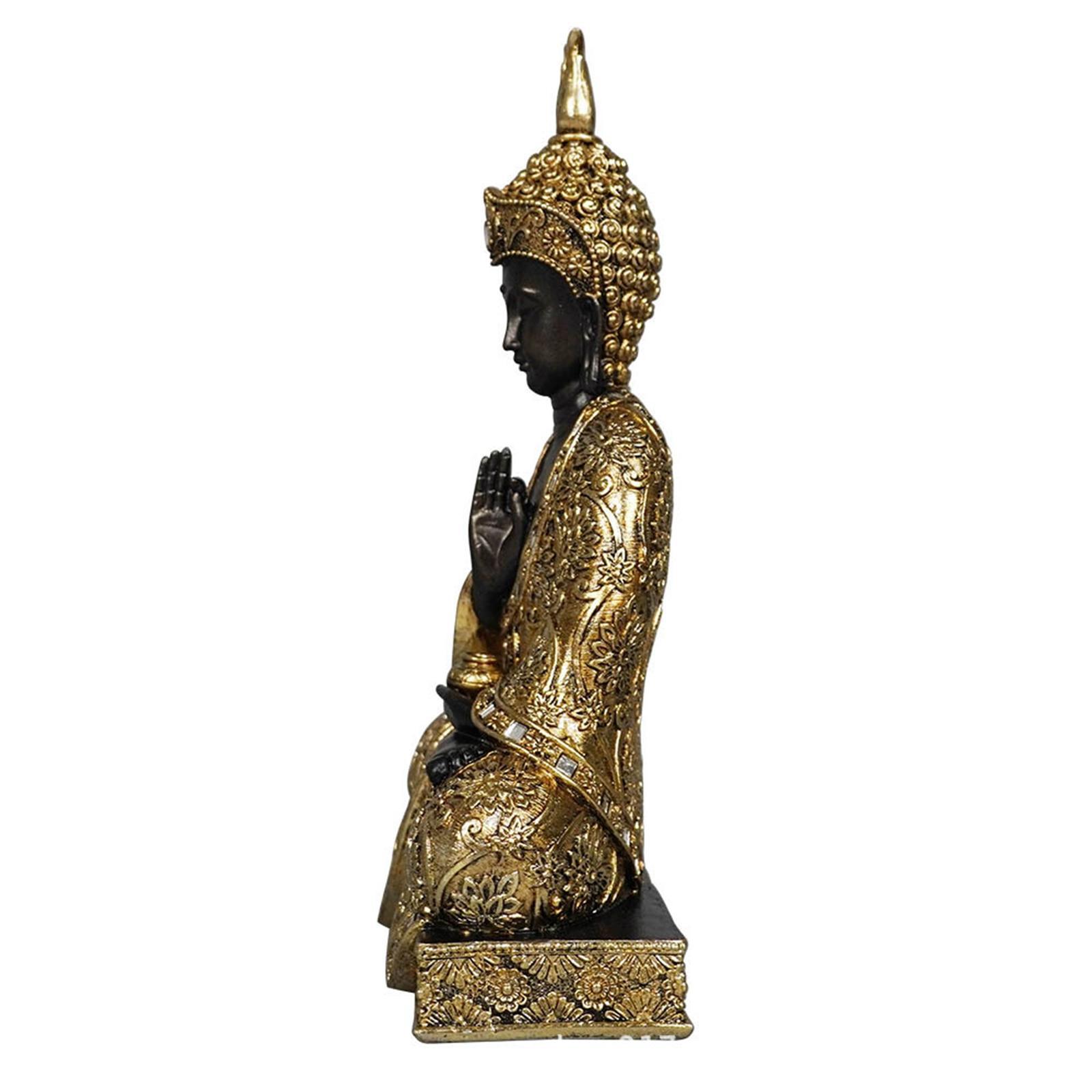 Buddha Figurine Statue Sculpture Ornament for Tabletop Home Decor