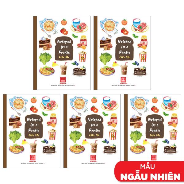 Combo 5 Vở Class Foody - 4 Ô Ly 96 Trang 58gsm - Hồng Hà 0310 (Mẫu Màu Giao Ngẫu Nhiên)