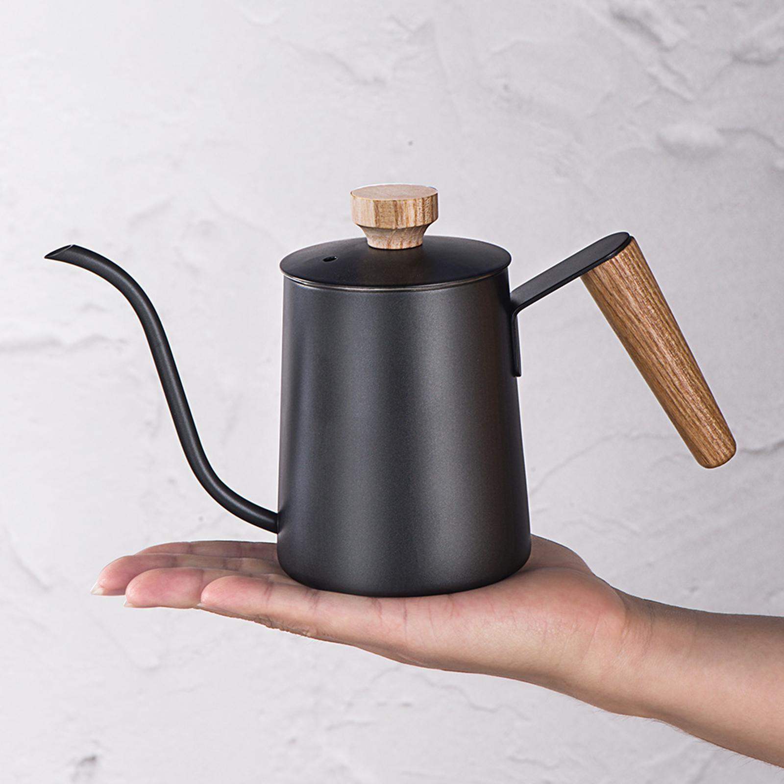 550ml Pour Over Coffee Dripper Kettle Gooseneck Stainless Tea
