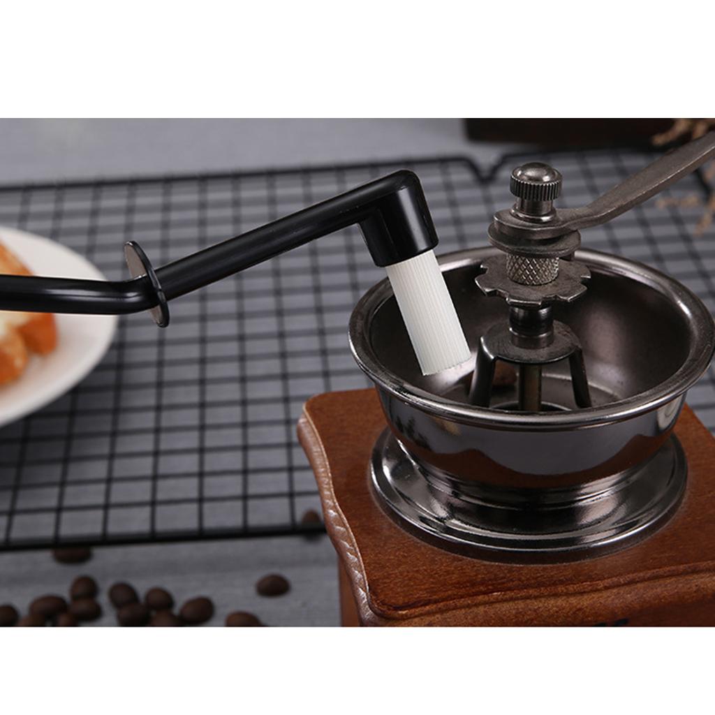 1 piece Espresso Machine Cleaning Brush with Scoop Coffee Maker Filter Cleaning Tool, 22x3.5cm