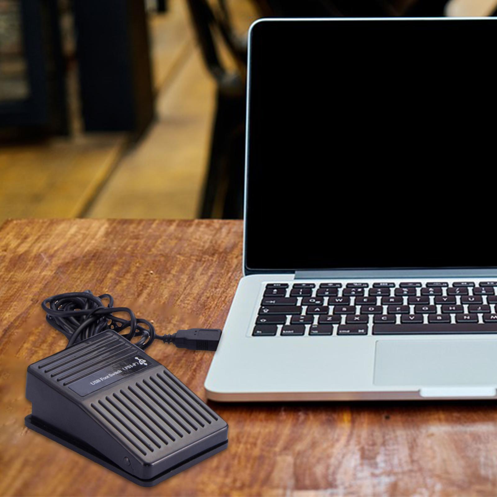 USB Single Foot Pedal Switch Shell Keyboard Mouse Action PC