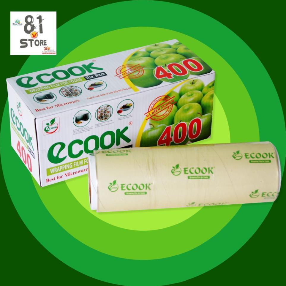 Màng bọc thực phẩm PE CHÍNH HÃNG ECOOK E400 (Hàng VN chất lượng cao)