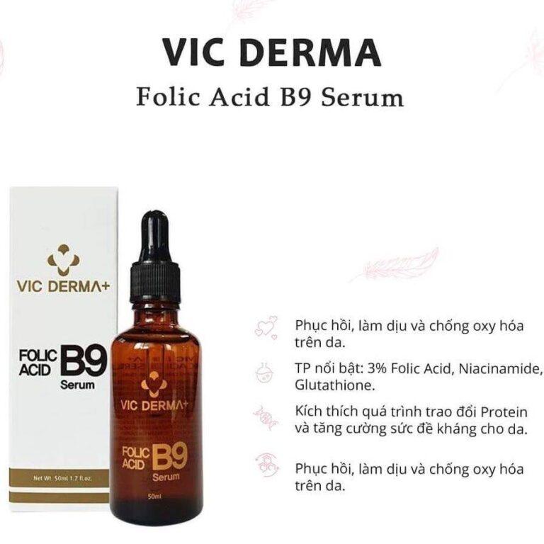 Serum B9 Vic Derma Phục Hồi, Làm Dịu Da, Chống Kích Ứng