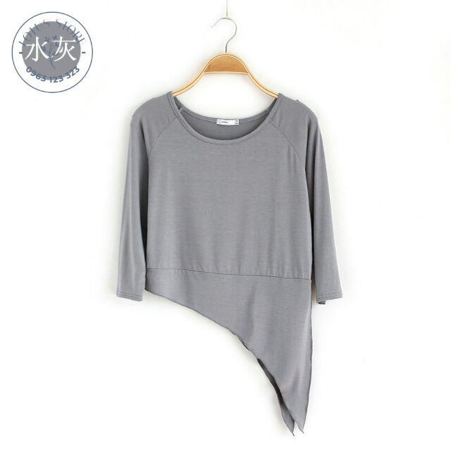 Áo xẻ tà chéo tay lửng A06 - Diễm Phương Store