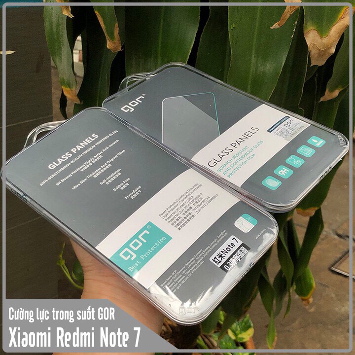 Bộ 2 Kính Cường Lực GOR cho Xiaomi Redmi Note 7/ Redmi Note 7 Pro ( 2 Miếng full box ) - Hàng Nhập Khẩu