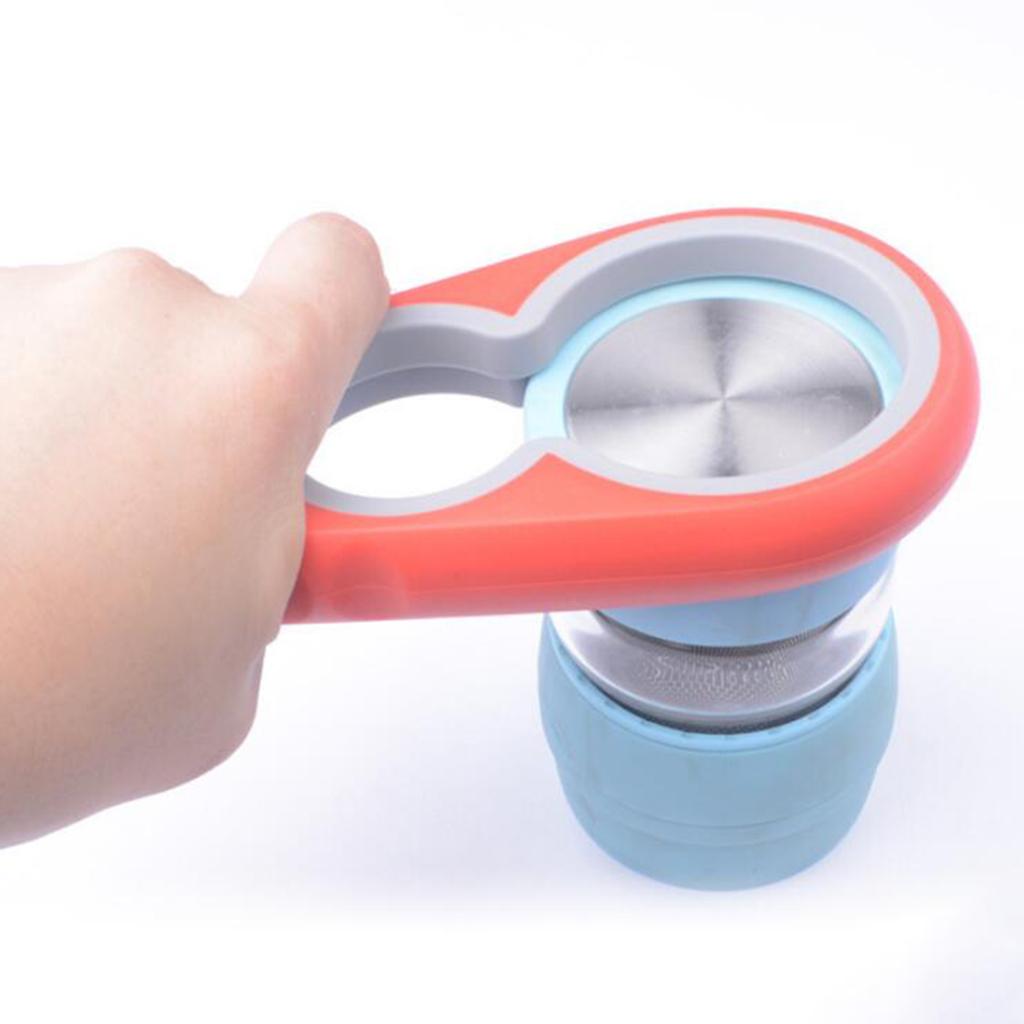 4 in 1 Can Opener Manual Non-slip Twist Cap Bottle Launcher Opener Lid Screw Jam Bottle Opener Kitchen Tool Outdoor Camping Picnic Gadget