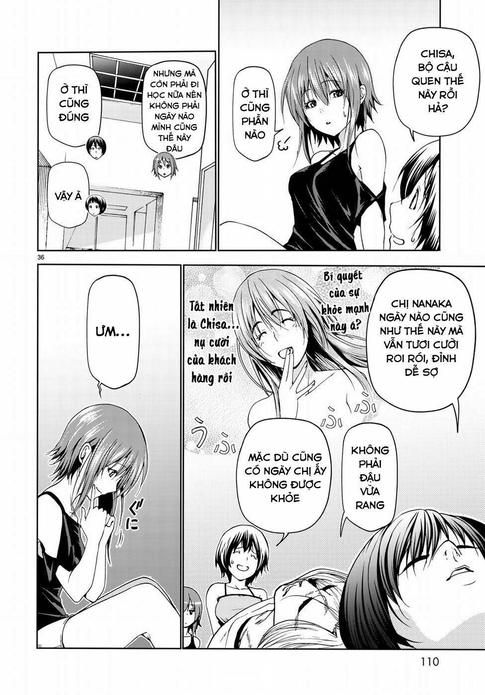 cô gái thích lặn - grand blue chapter 51 34