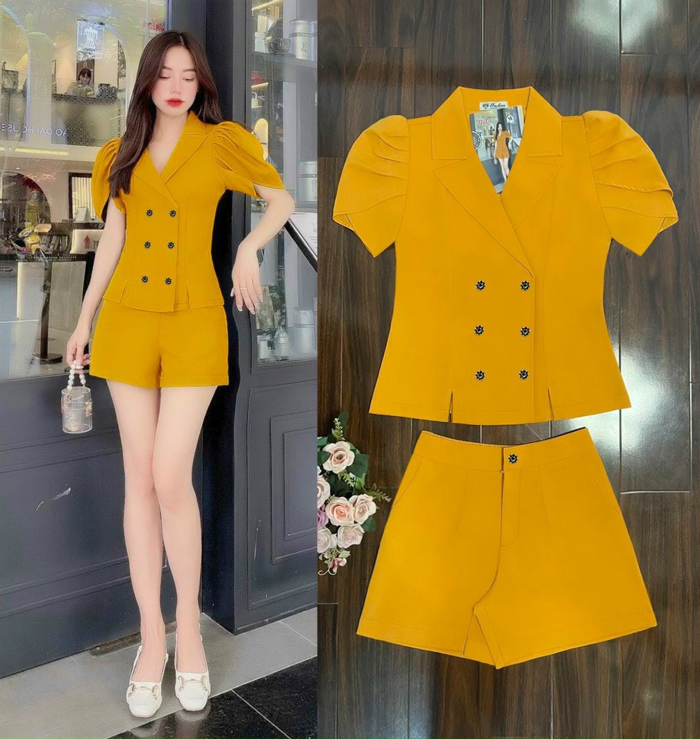 SÉT BỘ SHORT TAY DẬP LY