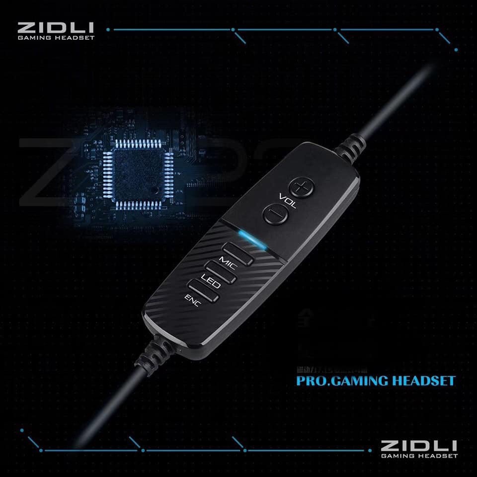 Tai nghe Gaming ZIDLI ZH23 (Real RGB, Sound 7.1)_ hàng chính hãng