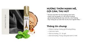 Hương thơm tinh dầu nước hoa Aroma Vip Men mạnh mẽ gợi cảm thu hút