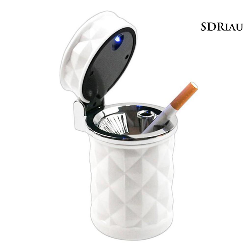 Giá Đỡ Gạt Tàn Thuốc Hình Trụ Có Đèn Led Báo Hiệu Tiện Dụng Cho Xe Hơi