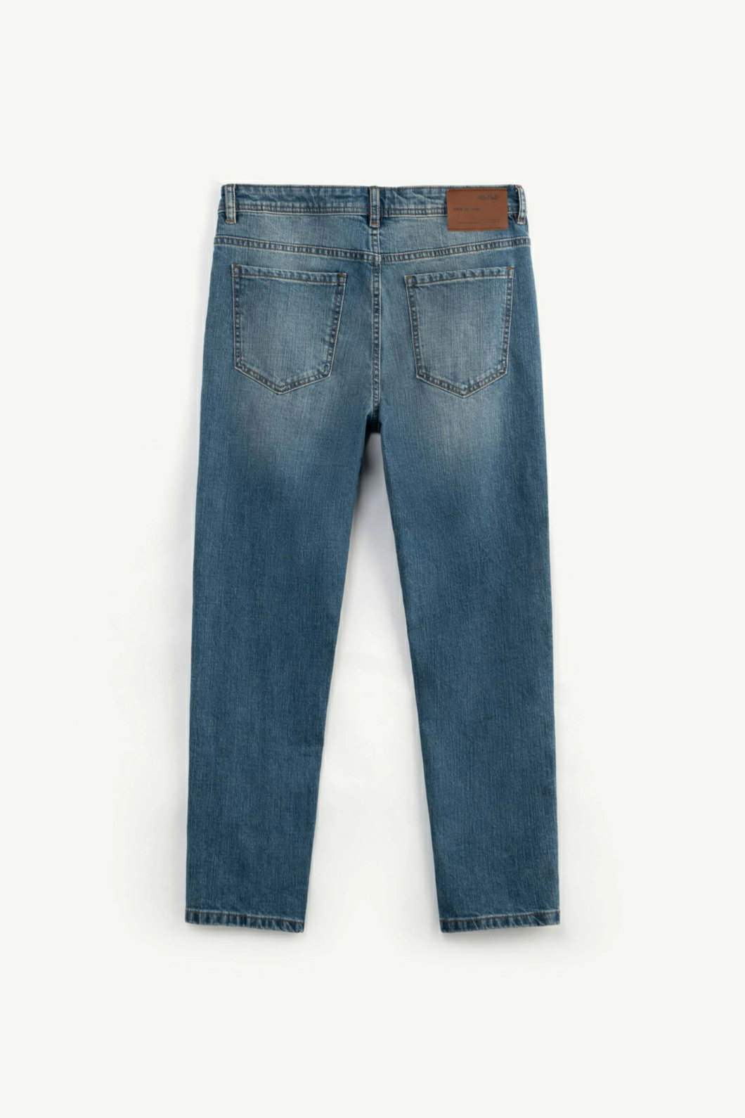 Quần jeans ROUTINE nam màu Xanh Slim cropped - 10S24DPA010 | LASTORE MENSWEAR