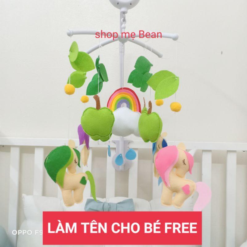 Treo nôi kỳ lân nhiệm màu