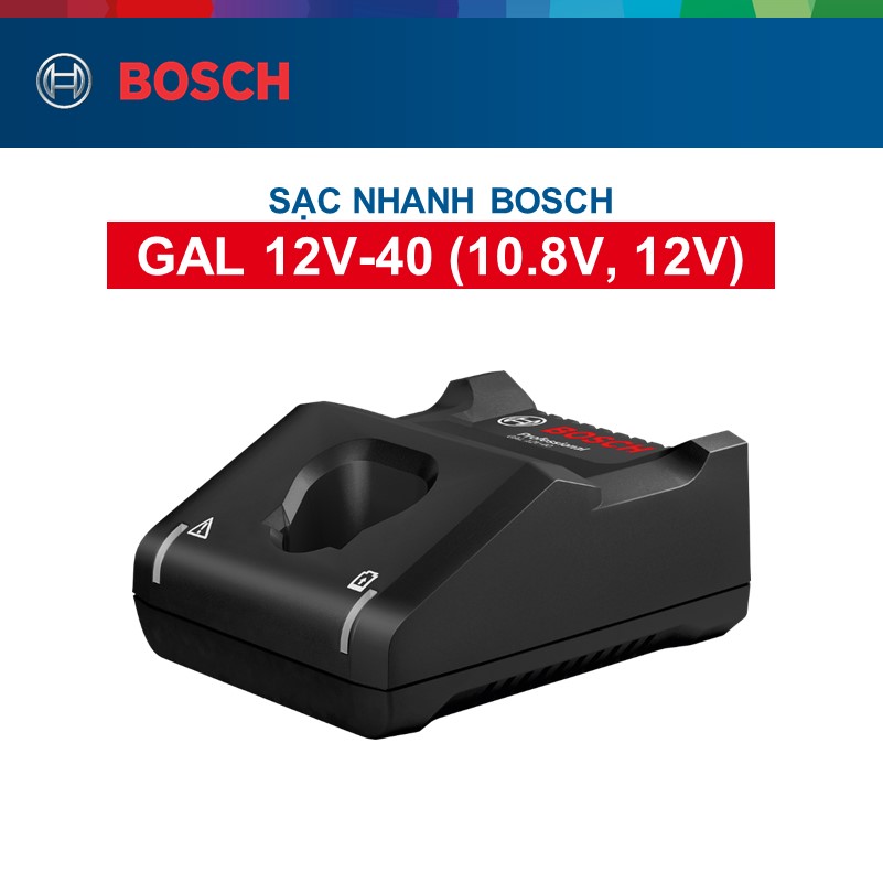 Sạc nhanh Bosch GAL 12V-40 (10.8V, 12V)