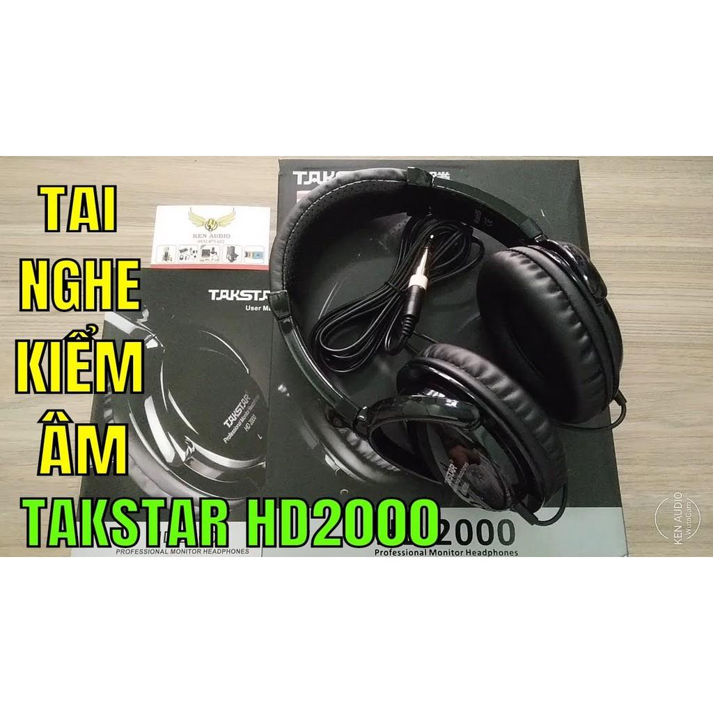 Tai nghe kiểm âm cao cấp Takstar HD 2000  nghe nhạc, chơi game- chất lượng âm thanh chân thực - khởi nguồn mọi sáng tạo