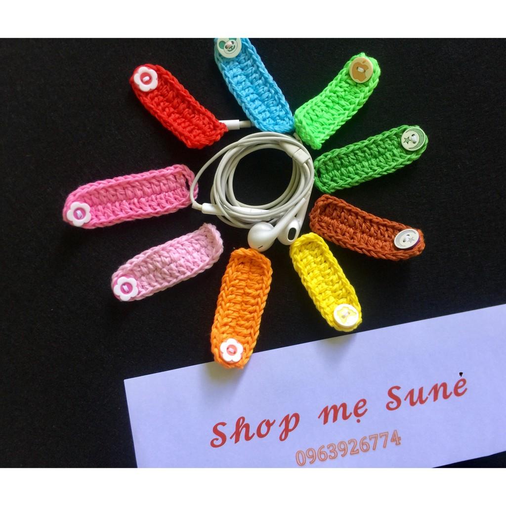 Dây quấn buộc tai nghe, cáp sạc handmade