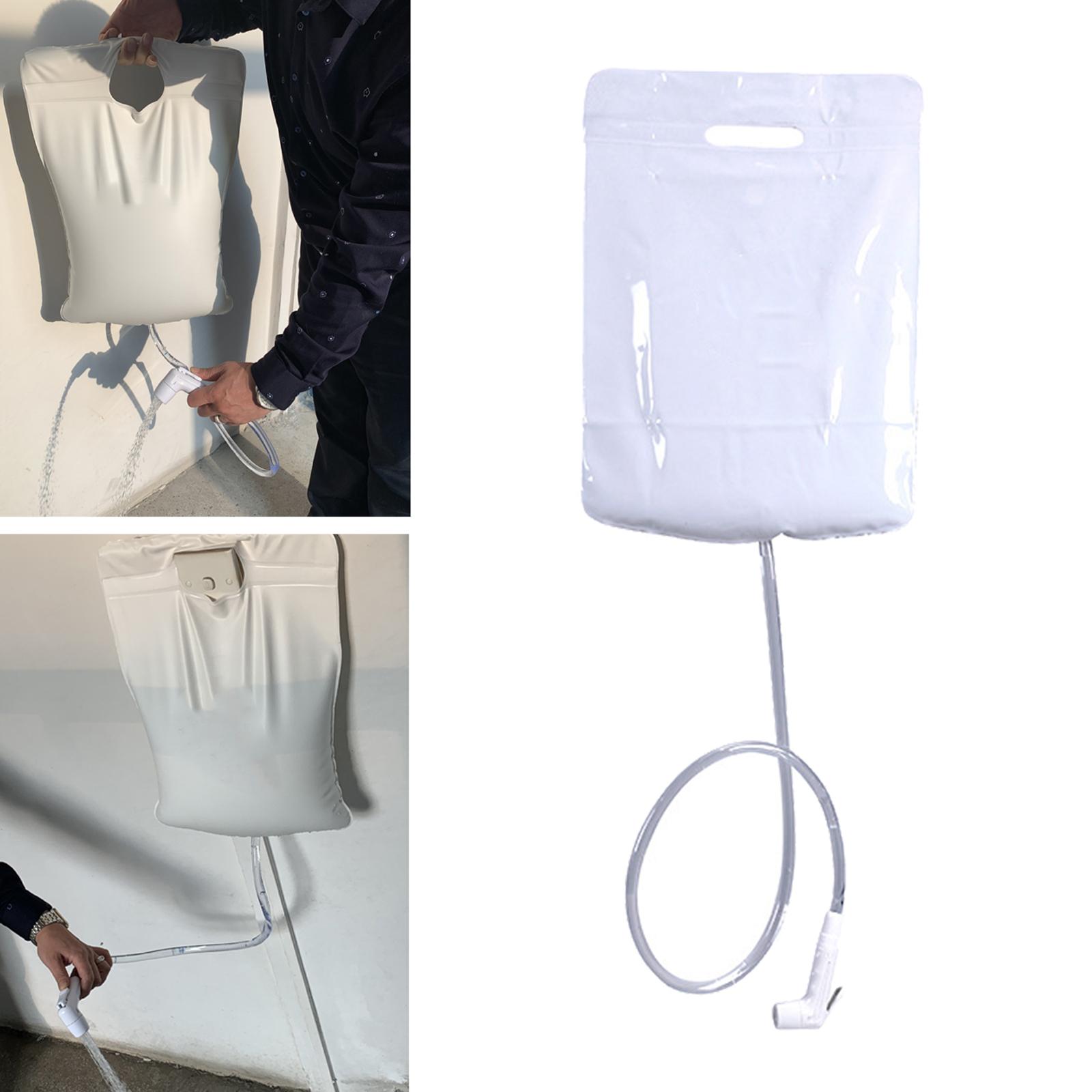 Outdoor Camping Shower Bag Portable Foldable Camp Water Bag 10L for Wash Car