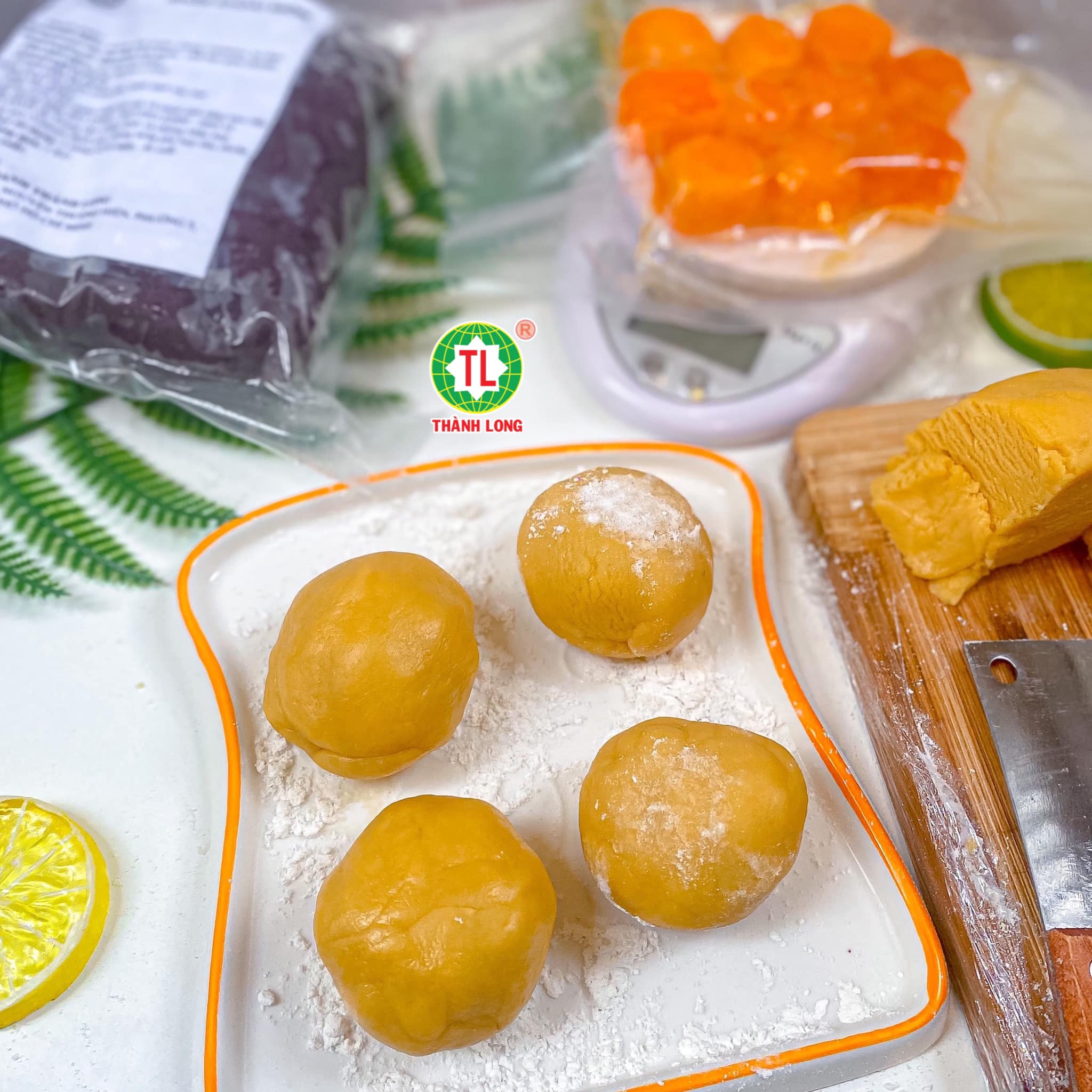 NGUYÊN LIỆU LÀM BÁNH TRUNG THU - NHÂN ĐẬU XANH 1 KG - THÀNH LONG - VIỆT NAM