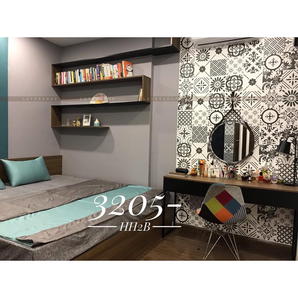 Decal gạch bông dán tường bếp dán kính nhà tắm decor chịu nhiệt dễ lau chùi đề can loại 1 - The coffee Khổ 40x60cm 0008