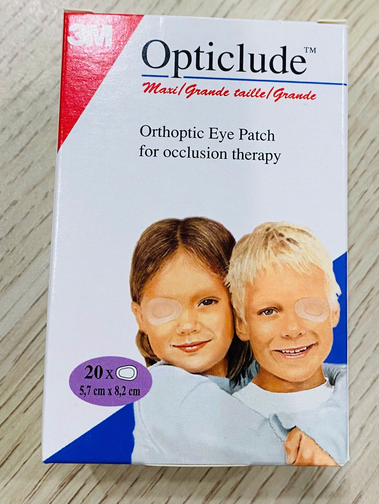 Miếng dán mắt 3M Nexcare nhược thị cỡ lớn 1539 cho trẻ trên 6 tuổi ( bao bì mới)