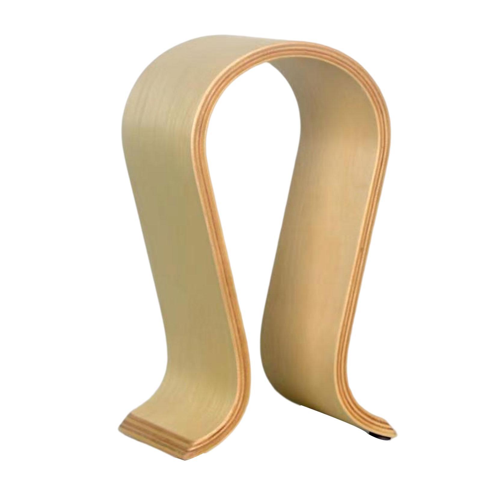 Universal Headset Stand Desktop Wooden Headphone Holder for Husband