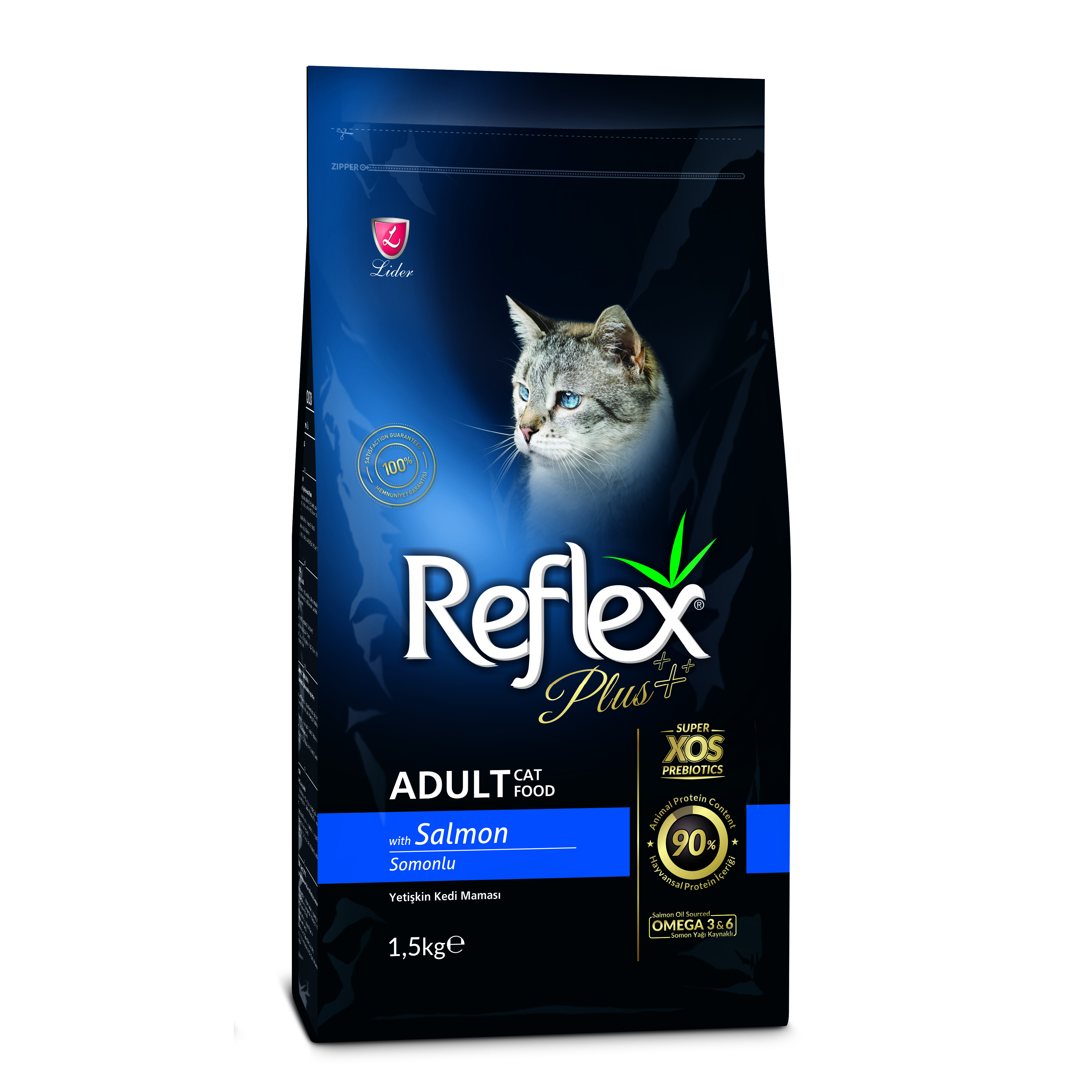 Thức ăn cho mèo Reflex Plus Adult Cat Food Salmon