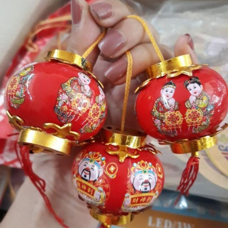 Set 10 quả cầu trang trí cây đào mai ngày tết