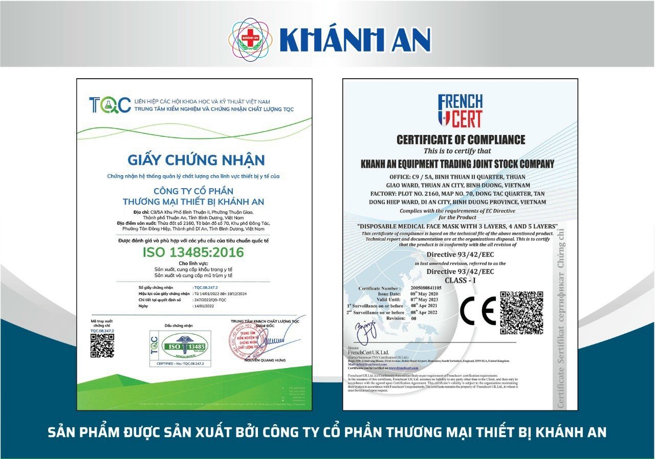 [HCM] [Hàng loại 1] Khẩu Trang Y Tế Kháng Khuẩn 4 Lớp - Hàng Cao Cấp Loại 1 - Tặng Kèm 5 Chiếc Khẩu Trang