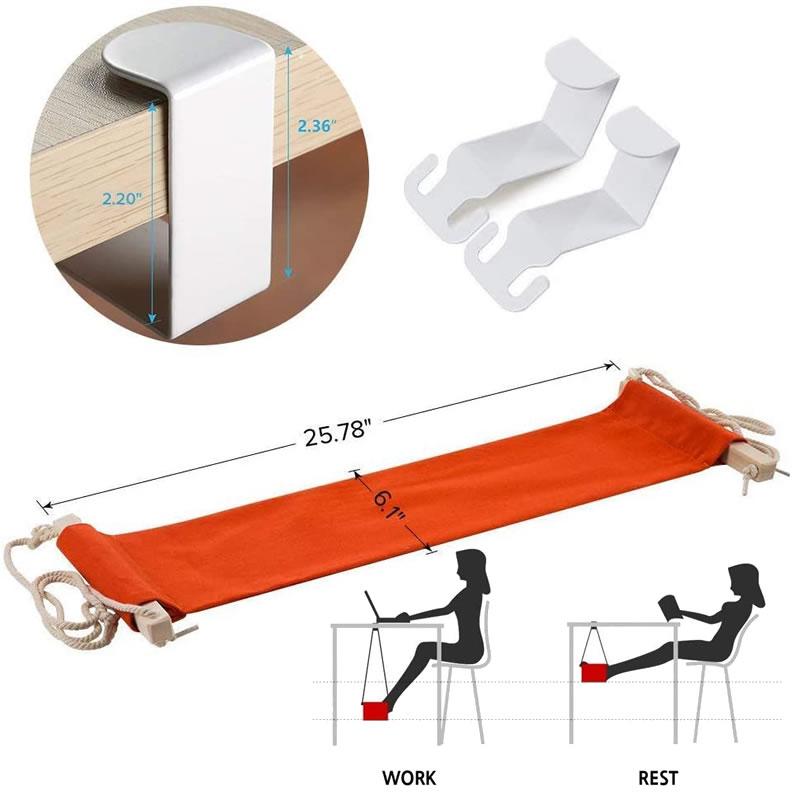 Sáng Tạo Đơn Giản Chân Võng Giày Lười Giản Dị Để Bàn Còn Lại Chân Đưa Chân Chân Xoay Để Chân, Xanh/Cam