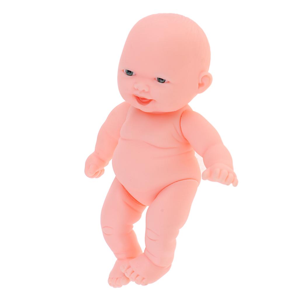Vinyl Baby Doll Lifelike Newborn Girl Doll Simulation Soft Baby Doll 11cm #1