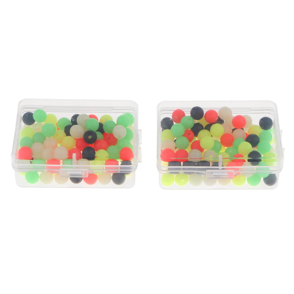 200pcs Fishing Beads Carp Fishing Rigs Making Beads Terminal Tackle 6mm