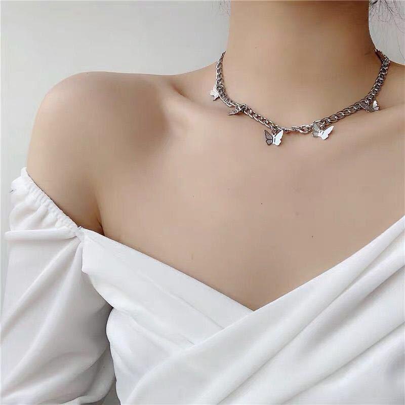 Dây Chuyền Nữ Thời Trang - Mặt dây hình bướm cực đẹp