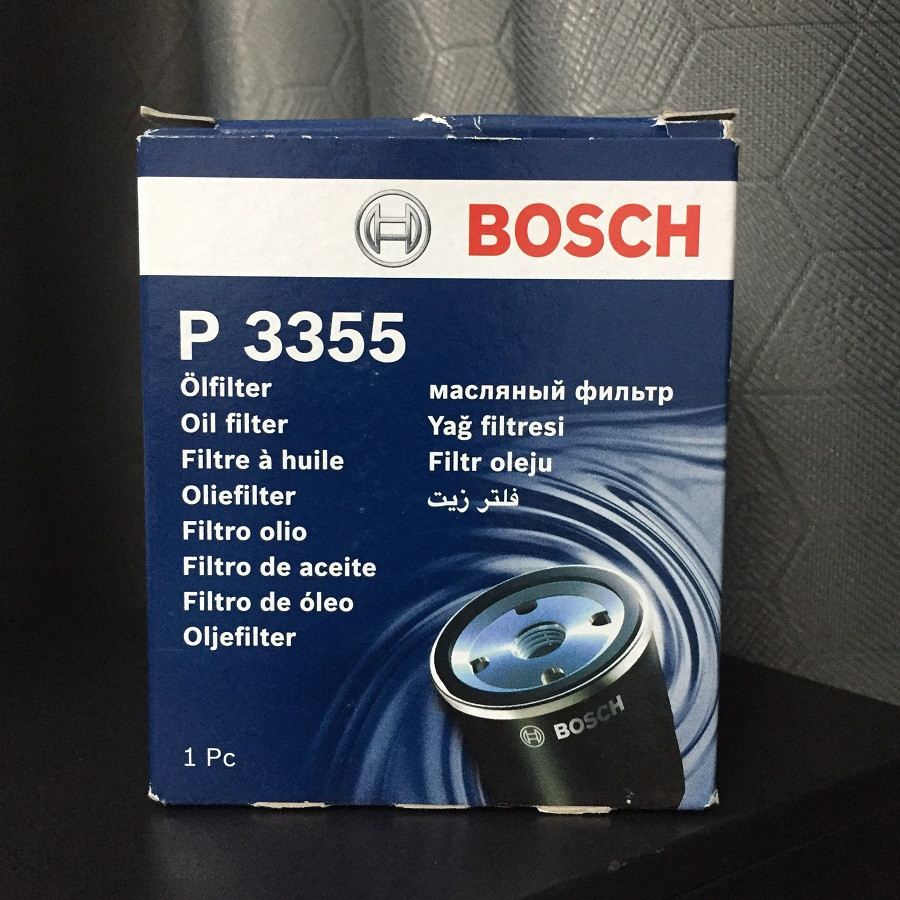 Lọc Nhớt Động Cơ BOSCH P3355 Cho Xe Peugeot 2008 1.2L Made In Germany | Hibu