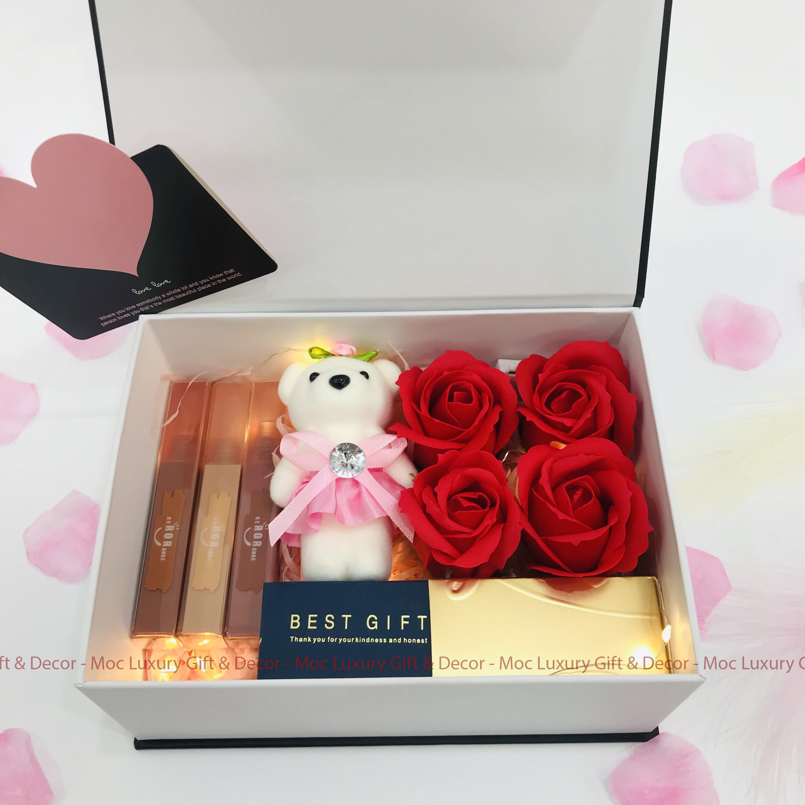 SET HỘP QUÀ TẶNG &quot;YÊU ĐƯỢC KHÔNG&quot; QUÀ TẶNG VALENTINE, TẶNG BẠN GÁI VÀ TỎ TÌNH CRUSH