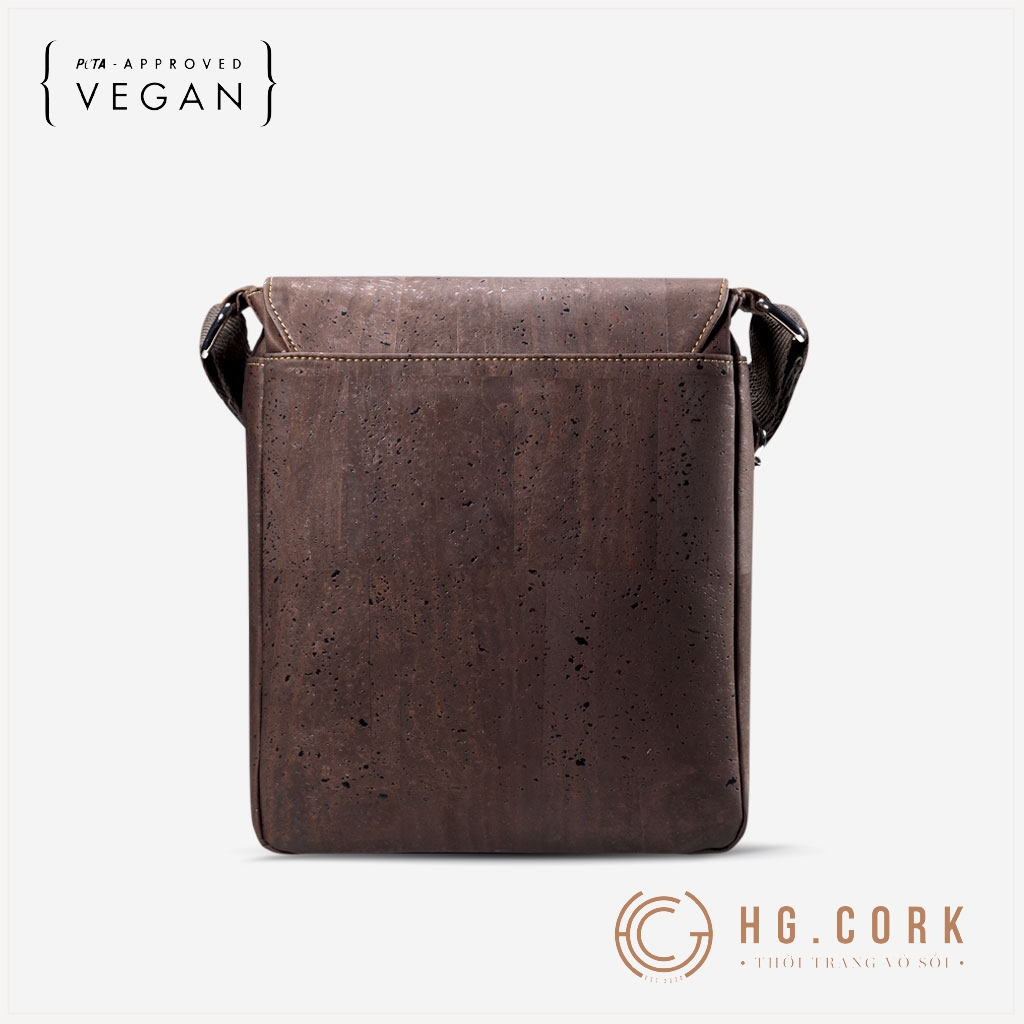 Túi Xách Nam Công Sở Cao Cấp - HGcork Corkor CK264 - Messenger Bag Cỡ Vừa - Hàng Chính Hãng, Sản Xuất Tại Bồ Đào Nha