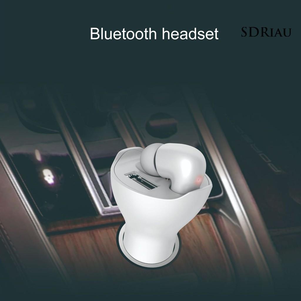 Bộ Sạc Xe Hơi Không Dây Bluetooth Cổng Usb Kép