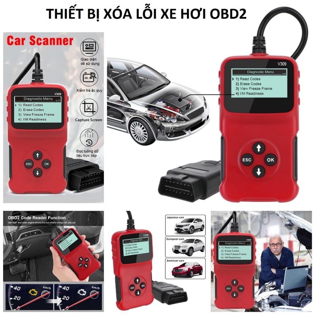 Máy đọc xóa lỗi ô tô OBD2 kiểm tra quét xóa mã lỗi cá vàng động cơ mẫu mới cắm trực tiếp không cần cài đặt